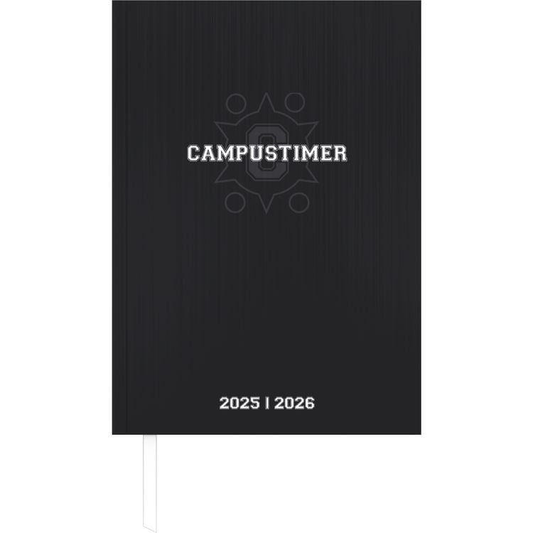 Bild vom Artikel Campustimer Black - A5 Semester-Planer - Studenten-Kalender 2025/2026 - Notiz-Buch - schwarz - Weekly - Alpha Edition vom Autor Alpha Edition