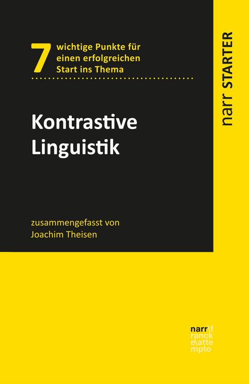 Produktbild: Kontrastive Linguistik