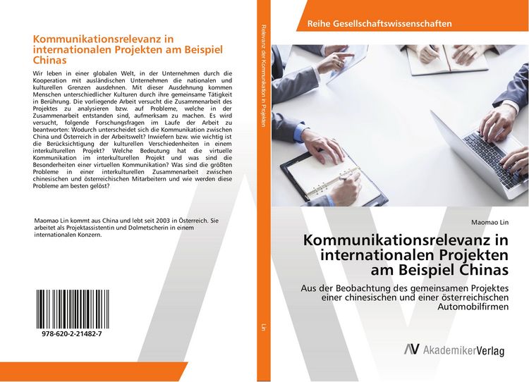 Produktbild: Kommunikationsrelevanz in internationalen Projekten am Beispiel Chinas
