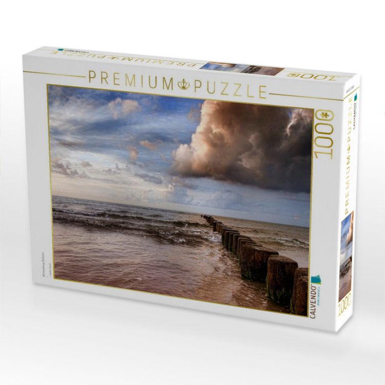 Produktbild: CALVENDO Puzzle Ahrenshoop Buhnen | 1000 Teile Lege-Gr&ouml;&szlig;e 64x48cm Foto-Puzzle f&uuml;r gl&uuml;ckliche Stunden