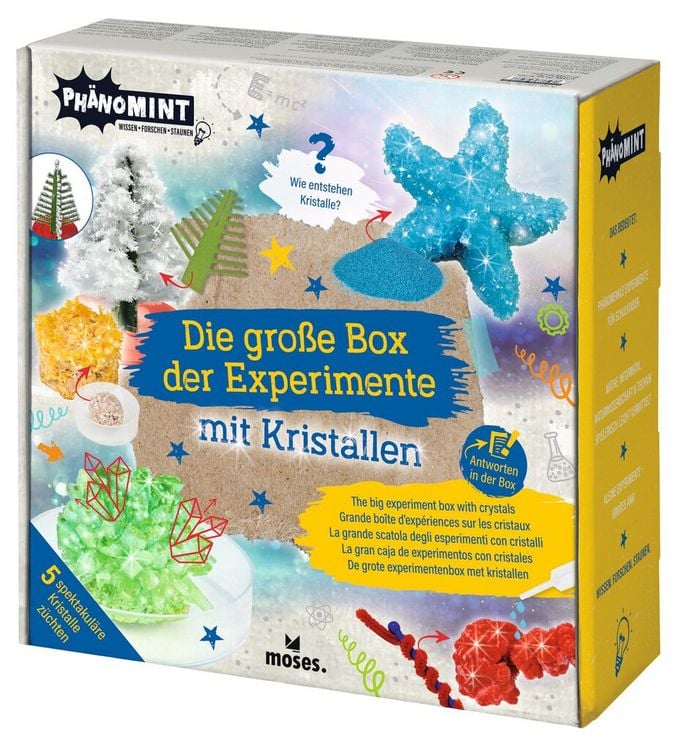Produktbild: Moses. - PhänoMINT Die große Box der Experimente mit Kristallen