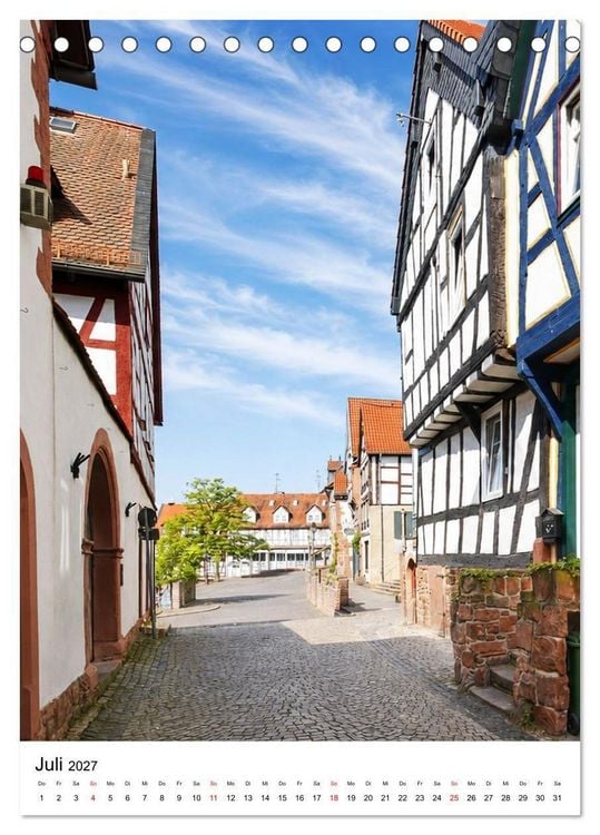 Produktbild: Gelnhausen Stadt vertikal (Tischkalender 2027 DIN A5 hoch), CALVENDO Monatskalender