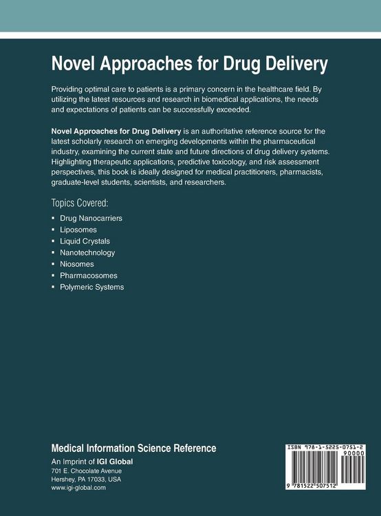Produktbild: Novel Approaches for Drug Delivery