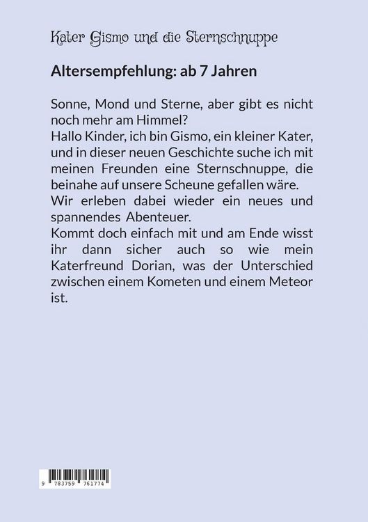 Produktbild: Kater Gismo und die Sternschnuppe