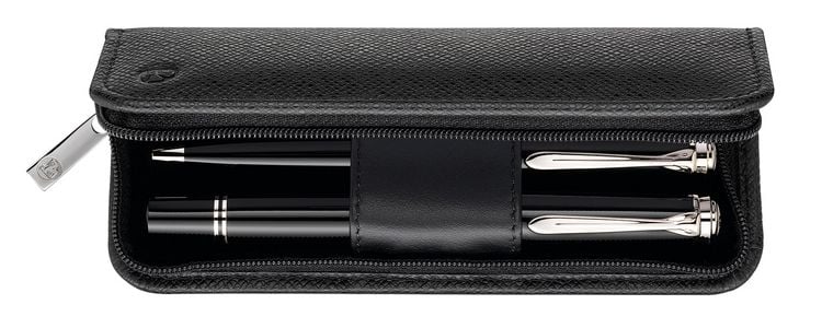 Produktbild: Pelikan Lederetui genarbt schwarz
