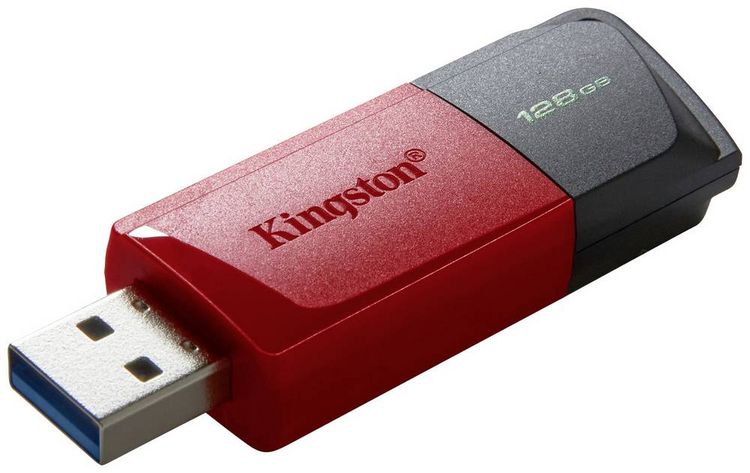 Produktbild: Kingston Kingston DataTraveler Exodia M - USB-Fla USB-Stick Retail 128 GB Schwarz/Blau DTXM/128GB USB-A (USB 3.2 Gen 1)