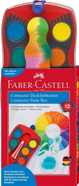 Produktbild: Faber-Castell Farbkasten Connector 12 Farben