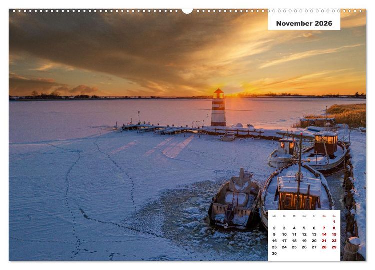 Produktbild: R&uuml;gen Panorama (hochwertiger Premium Wandkalender 2026 DIN A2 quer), Kunstdruck in Hochglanz