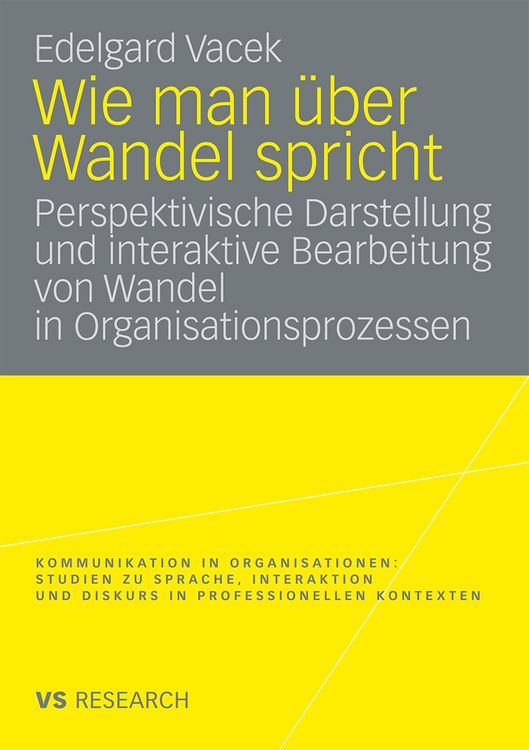 Produktbild: Wie man &uuml;ber Wandel spricht
