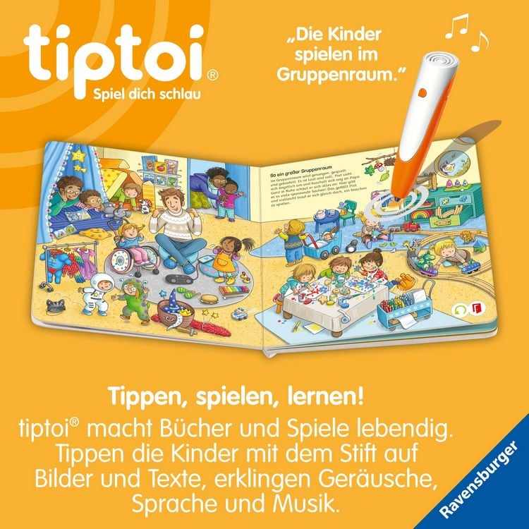 Produktbild: Tiptoi&reg; Abenteuer Gro&szlig;werden - Piet kommt in den Kindergarten