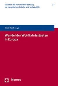 Produktbild: Wandel der Wohlfahrtsstaaten in Europa