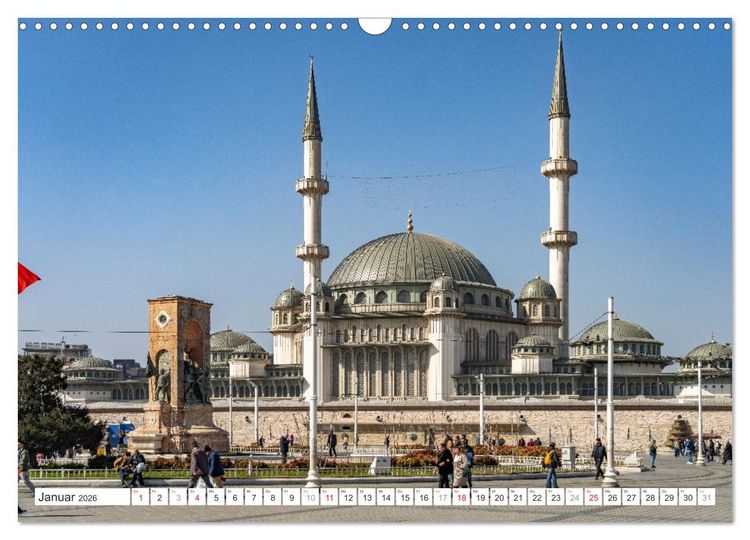 Produktbild: Istanbul - Faszination Moschee (Wandkalender 2026 DIN A3 quer), CALVENDO Monatskalender