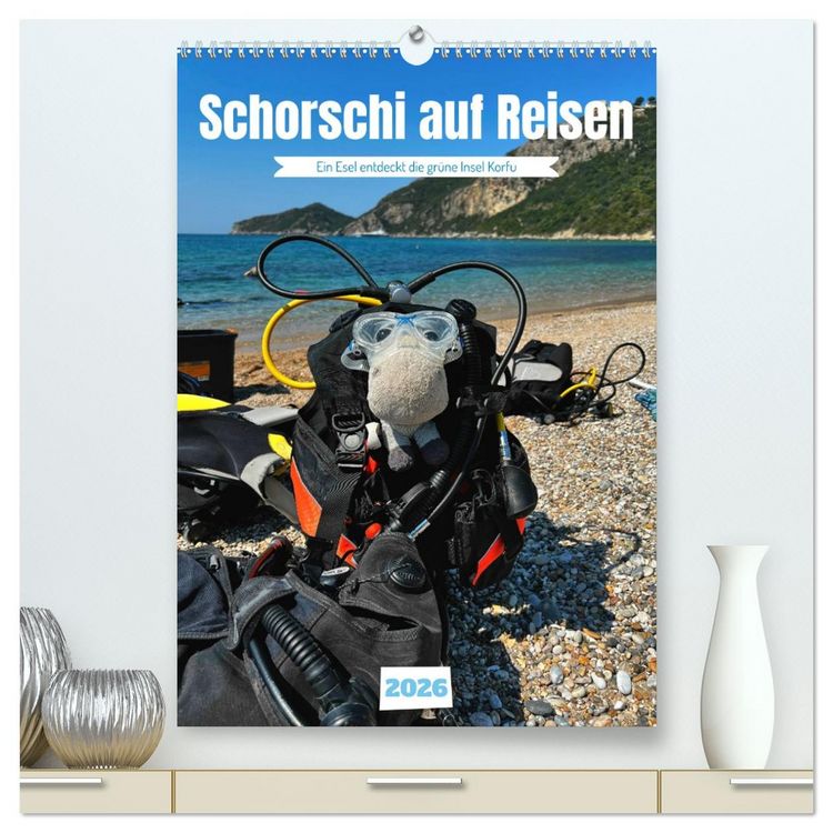 Produktbild: Schorschi auf Reisen (hochwertiger Premium Wandkalender 2026 DIN A2 hoch), Kunstdruck in Hochglanz