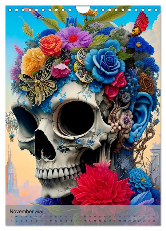 Produktbild: Beautiful Death (Wandkalender 2026 DIN A4 hoch), CALVENDO Monatskalender