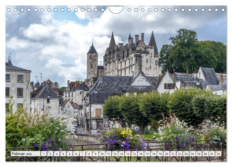 Produktbild: Die Schl&ouml;sser im Tal der Loire (Wandkalender 2026 DIN A4 quer), CALVENDO Monatskalender