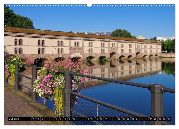 Produktbild: Stra&szlig;burg - Im Herzen Europas (Wandkalender 2026 DIN A2 quer), CALVENDO Monatskalender