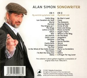 Produktbild: Simon, A: Songwriter