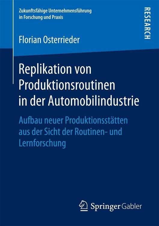 Produktbild: Replikation von Produktionsroutinen in der Automobilindustrie