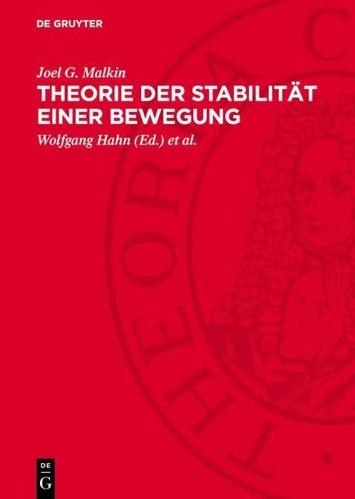 Produktbild: Theorie der Stabilit&auml;t einer Bewegung