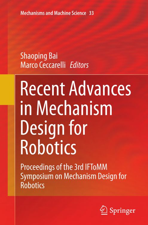 Produktbild: Recent Advances in Mechanism Design for Robotics