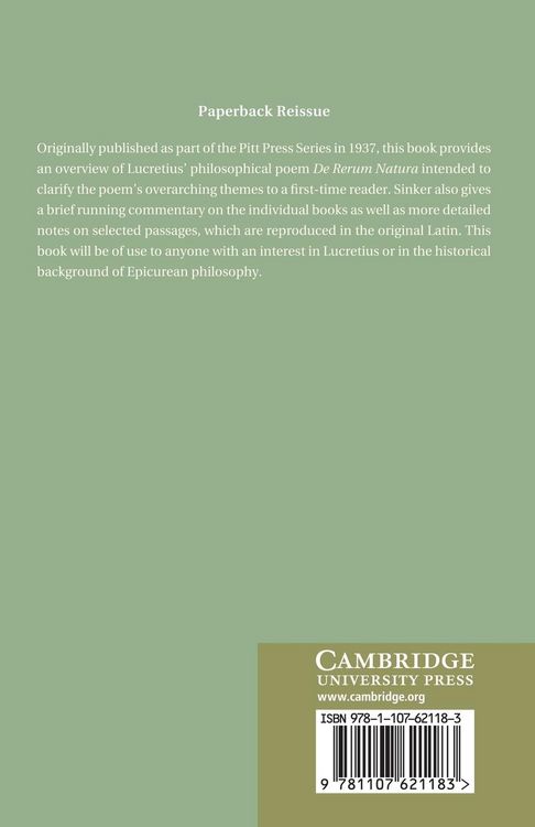 Produktbild: Introduction to Lucretius