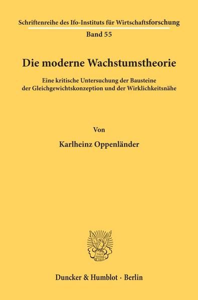 Produktbild: Die moderne Wachstumstheorie.