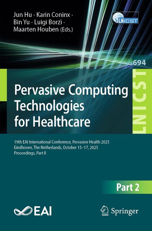 Produktbild: Pervasive Computing Technologies for Healthcare