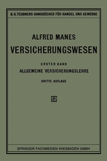 Produktbild: Versicherungswesen