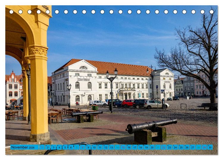 Produktbild: Hansestadt Wismar - Sehnsuchtsort (Tischkalender 2026 DIN A5 quer), CALVENDO Monatskalender