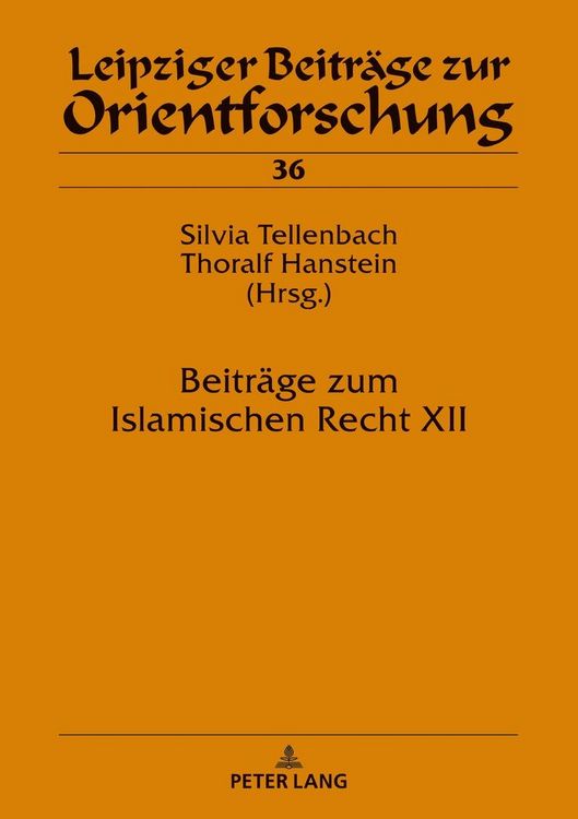 Produktbild: Beitr&auml;ge zum Islamischen Recht XII