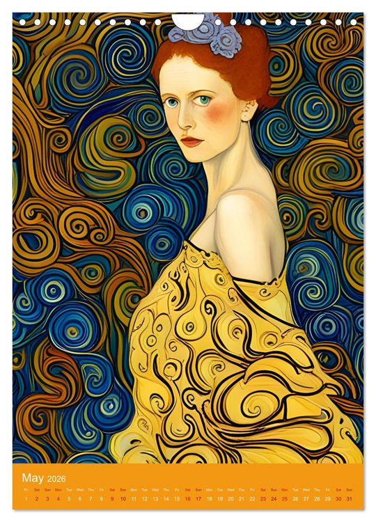 Produktbild: A Fusion of Masters (Wall Calendar 2026 DIN A4 portrait), CALVENDO 12 Month Wall Calendar