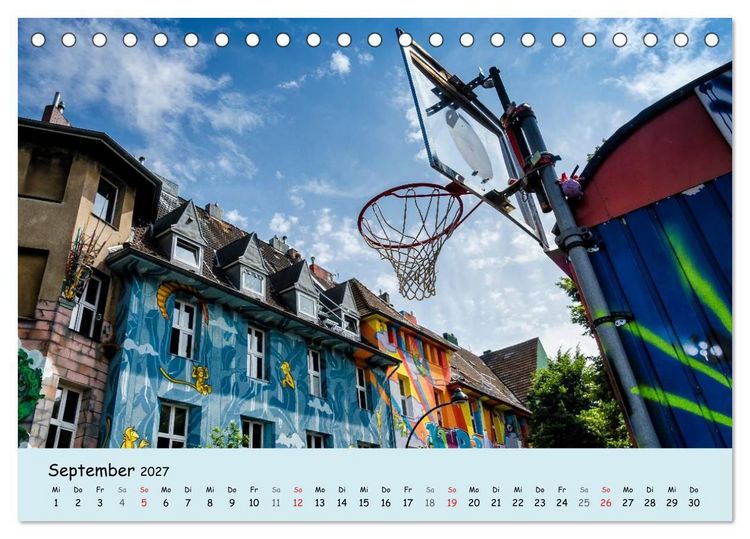 Produktbild: D&uuml;sseldorf - Die Kiefernstra&szlig;e (Tischkalender 2027 DIN A5 quer), CALVENDO Monatskalender