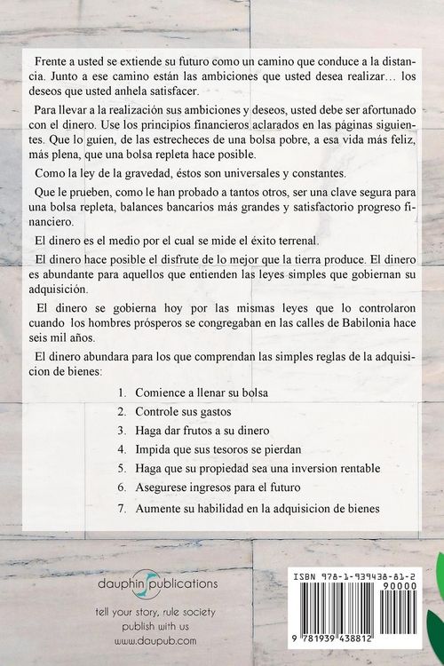 Produktbild: El Hombre Más Rico De Babilonia - Richest Man In Babylon - Spanish Edition