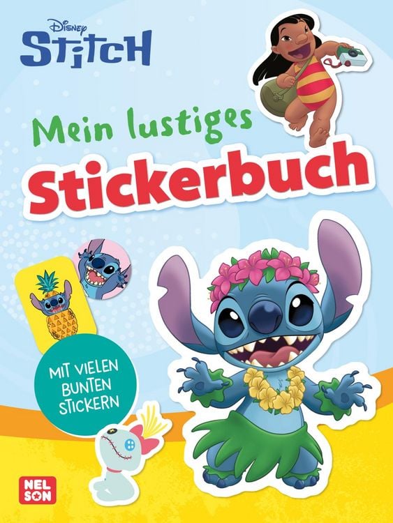 Produktbild: Disney Kreative Besch&auml;ftigung: Stitch: Mein lustiges Stickerbuch