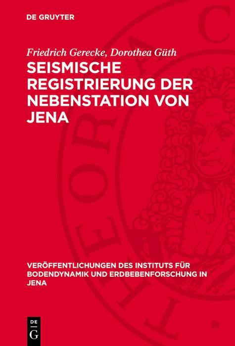 Produktbild: Seismische Registrierung der Nebenstation von Jena