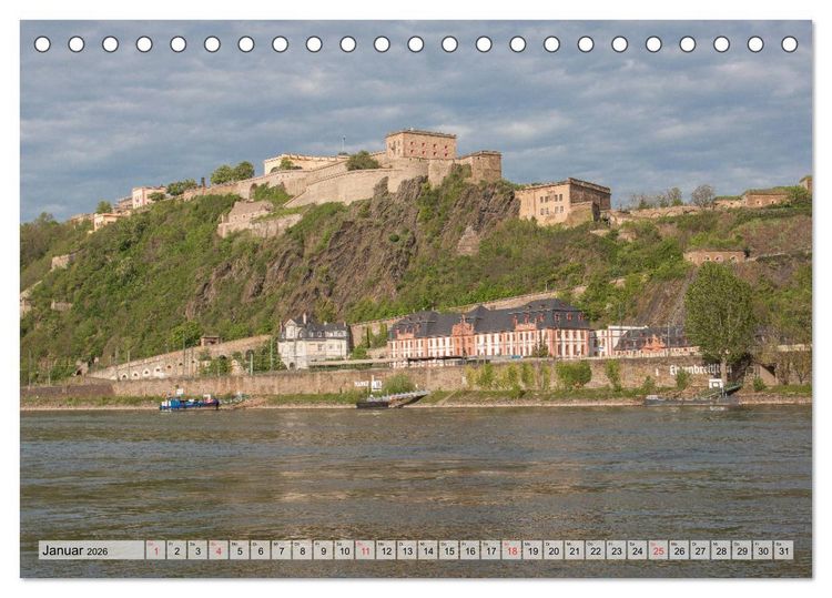 Produktbild: Koblenz Impressionen (Tischkalender 2026 DIN A5 quer), CALVENDO Monatskalender