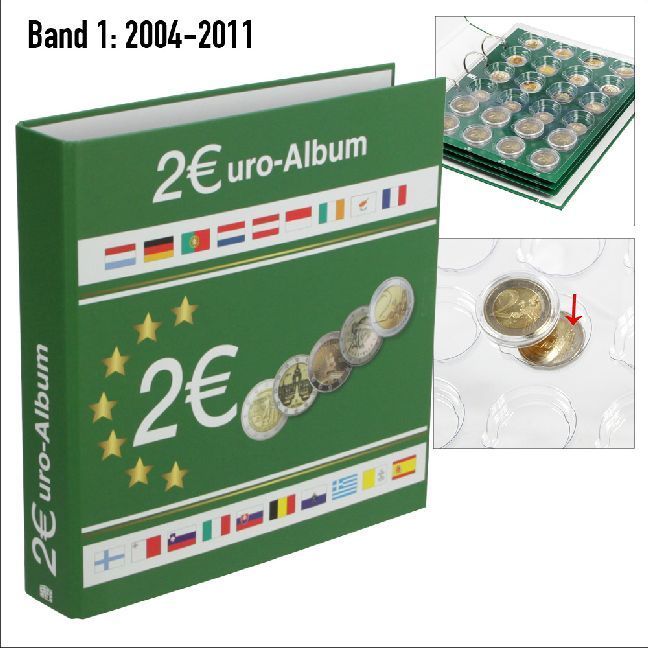 Produktbild: 2 Euro-Sammelalbum Band 1 (2004-2011)