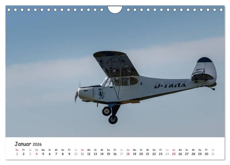 Produktbild: Tollk&uuml;hne Helden der Fliegerei - Modellflugzeuge in Aktion (Wandkalender 2026 DIN A4 quer), CALVENDO Monatskalender