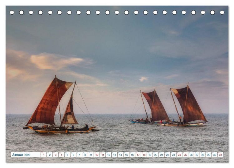 Produktbild: Sri Lanka, tropisches Inselparadies (Tischkalender 2026 DIN A5 quer), CALVENDO Monatskalender