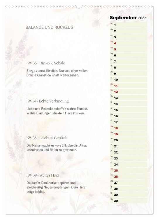 Produktbild: SEELENKOMPASS (Wandkalender 2027 DIN A2 hoch), CALVENDO Monatskalender