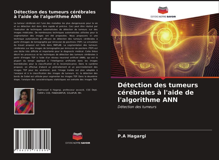 Produktbild: D&eacute;tection des tumeurs c&eacute;r&eacute;brales &agrave; l'aide de l'algorithme ANN
