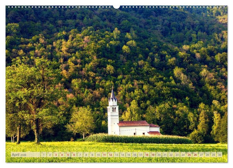 Produktbild: Slowenische Landschaften (Wandkalender 2026 DIN A2 quer), CALVENDO Monatskalender