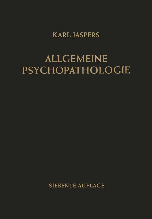 Produktbild: Allgemeine Psychopathologie
