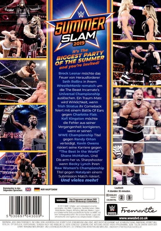 Produktbild: WWE - SUMMERSLAM 2019 (+ Rucksack) [2 DVDs]