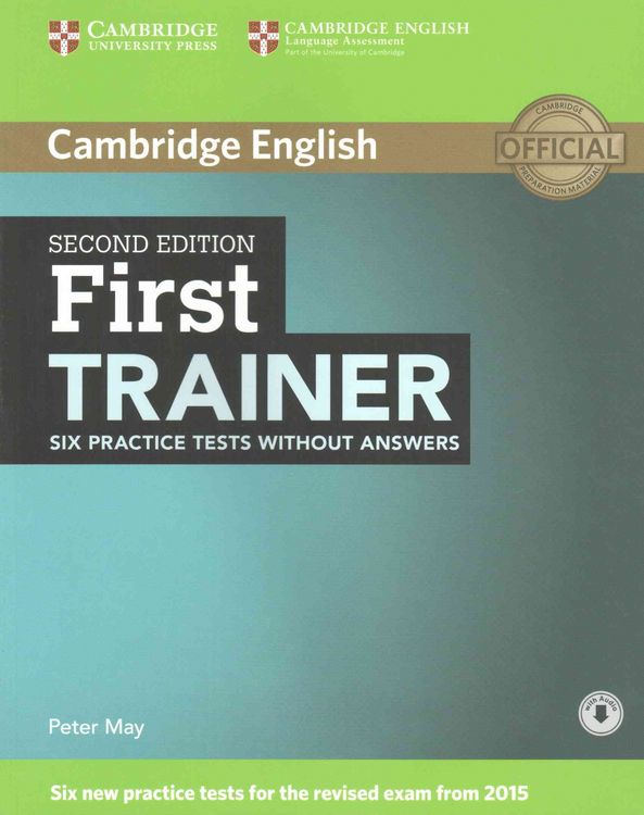 Produktbild: First Trainer Six Practice Tests Without Answers with Audio