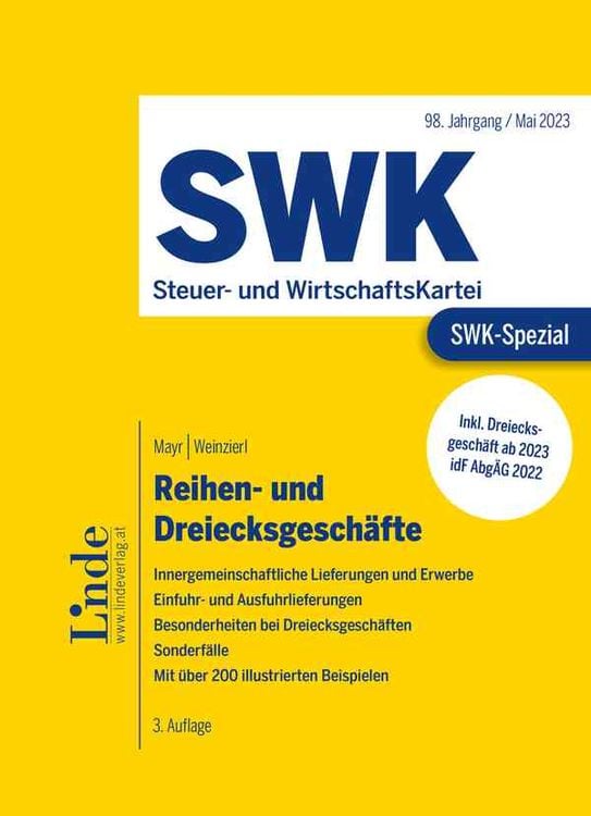 Bild vom Artikel SWK-Spezial Reihen- und Dreiecksgeschäfte vom Autor Mario Mayr