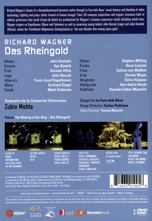 Produktbild: Richard Wagner - Das Rheingold [2 DVDs]