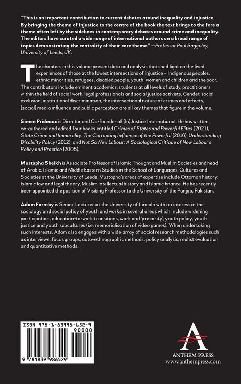 Produktbild: Crime, Criminality and Injustice