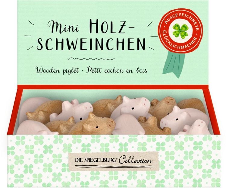Produktbild: Mini-Holzschweinchen