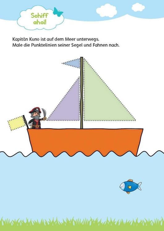 Produktbild: Mein gro&szlig;er bunter Schwung&uuml;bungs-Block ab 3 Jahren